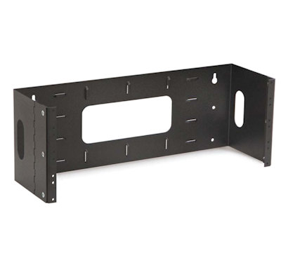 4U Patch Panel Bracket, Wall Type, Hinged